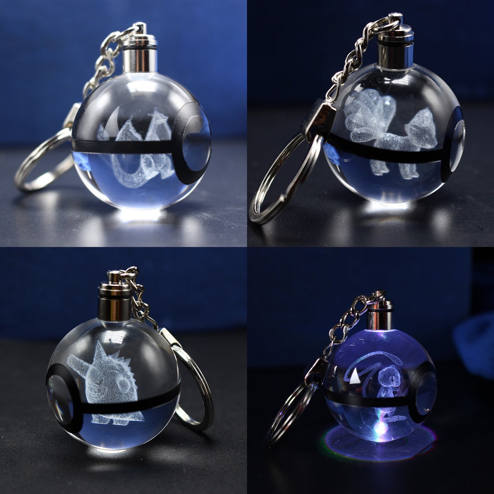Glow Keychain – Crystal Orbs